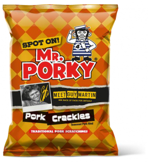 Meet Guy Martin with Mr Porky